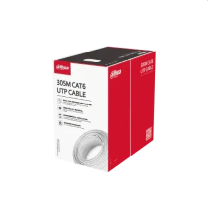 Dahua PFM922I-6UN-C CAT6 305 Meter UTP Cable (Orange/White)